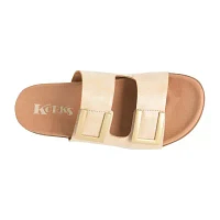 Korks Aurianna Womens Adjustable Strap Footbed Sandals