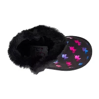 Olivia Miller Toddler Girls Unicorn Slipper Flat Heel Winter Boots