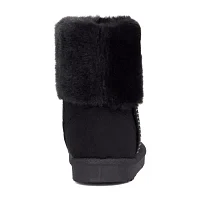 Olivia Miller Little & Big  Girls Flat Heel Winter Boots