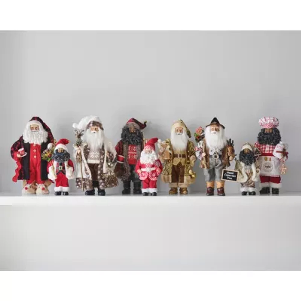 North Pole Trading Co. 18in Bold Red Santa Figurine