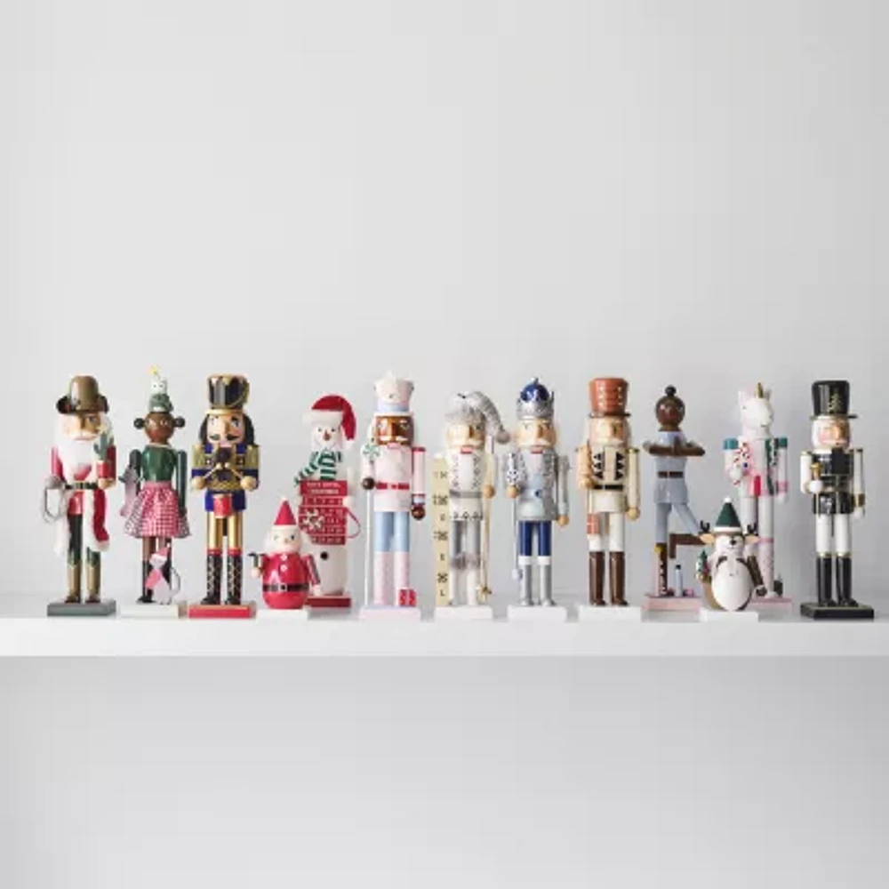 North Pole Trading Co. 12in 3 Soldiers Plays Music Christmas Nutcracker