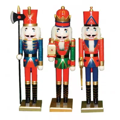 24" King Guard Soldier 3-pc. Christmas Nutcracker