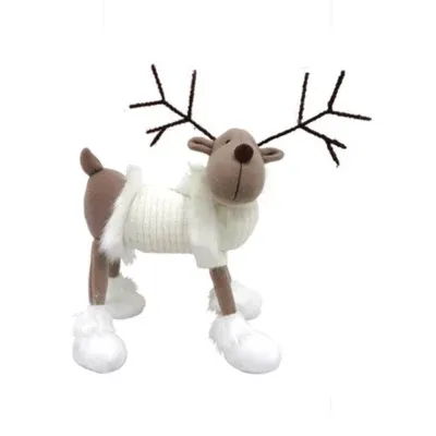 9" Reindeer With White Sweater