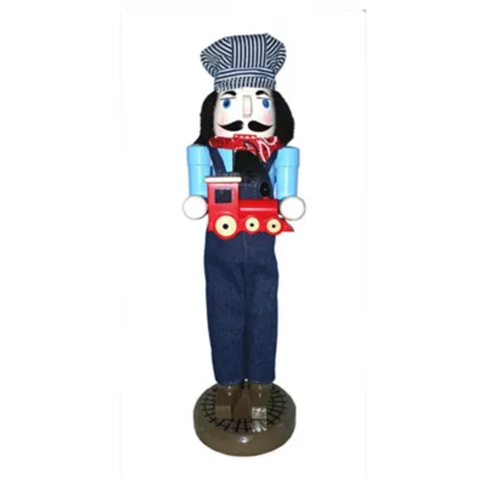 14" Train Conductor Nutcracker