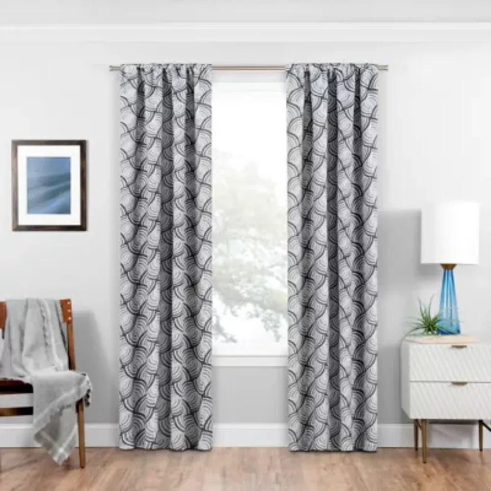 Eclipse Benchley Energy Saving Blackout Rod Pocket Single Curtain Panel