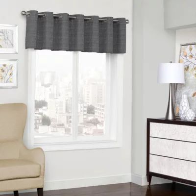 Eclipse Trevi Grommet Top Scallop Valance