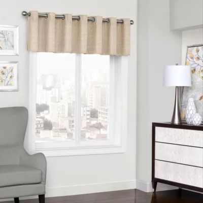 Eclipse Trevi Grommet Top Scallop Valance