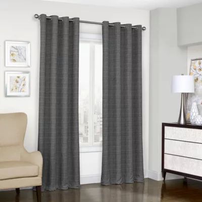 Eclipse Trevi Blackout Grommet Top Single Curtain Panel