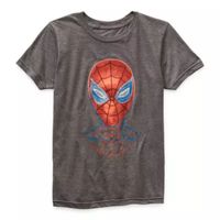 Little & Big Boys Crew Neck Short Sleeve Spiderman Graphic T-Shirt