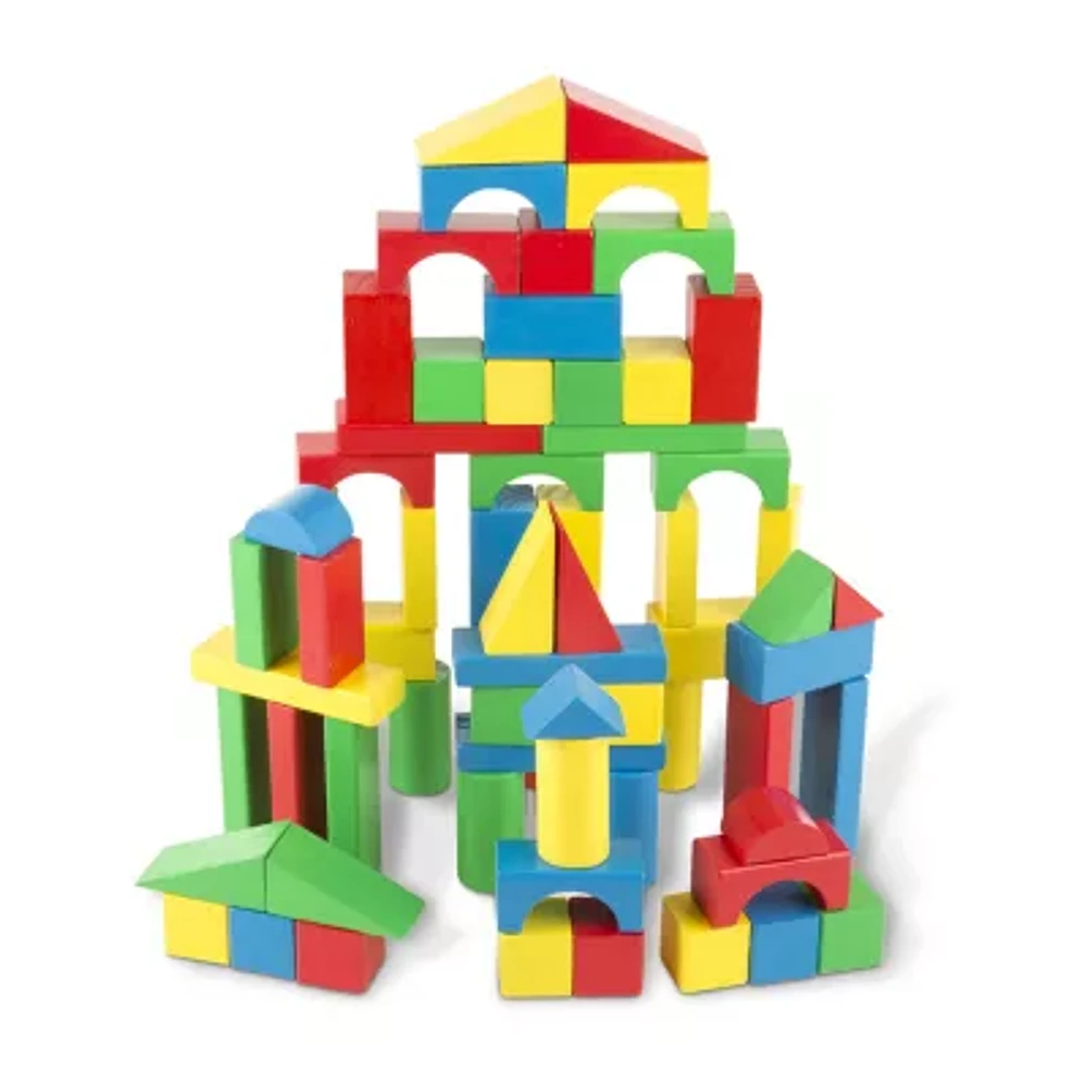 Melissa & Doug 100-Pc Wood Blocks Set