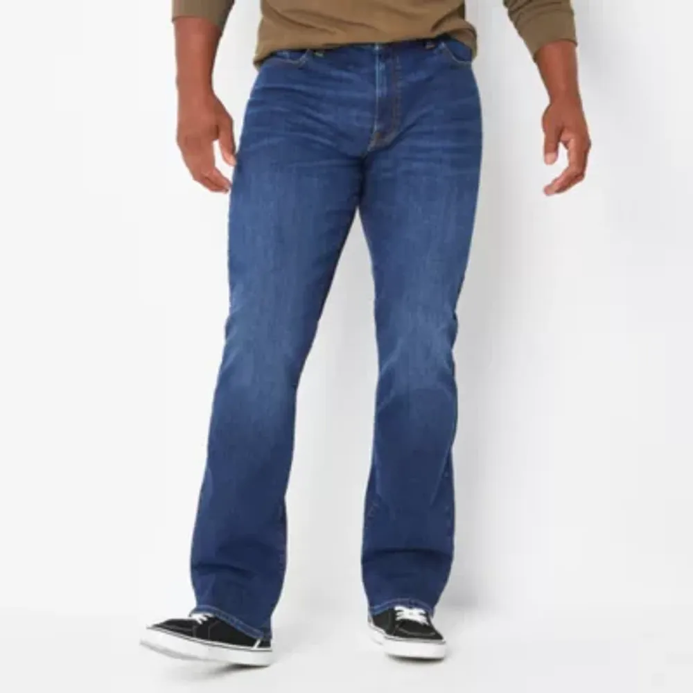Arizona Big and Tall Mens Regular Fit Bootcut Jean | Brazos Mall