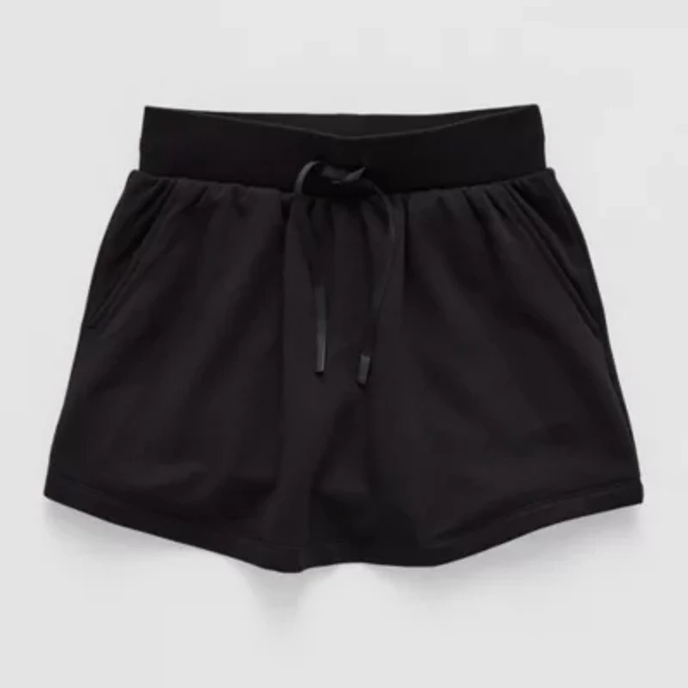 Xersion Super Soft Little & Big Girls Mid Rise Fleece Skort