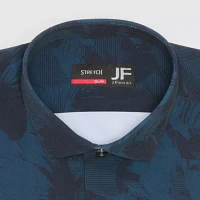 J. Ferrar Slim 360 Stretch Mens Fit Wrinkle Free Long Sleeve Dress Shirt