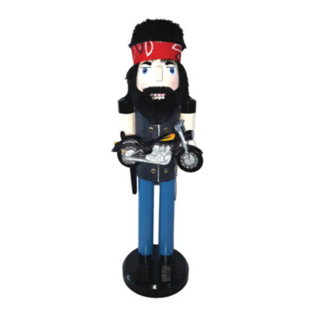 14" Biker Nutcracker