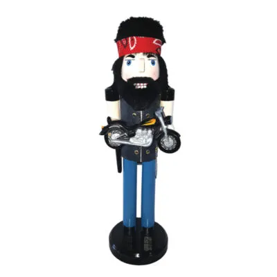 14" Biker Nutcracker