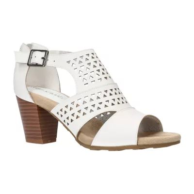 Easy Street Womens Adara Heeled Sandals