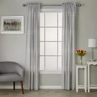 Saturday Knight Adelyn Light-Filtering Rod Pocket Set of 2 Curtain Panel