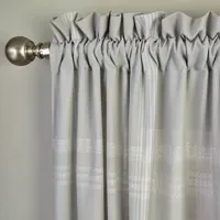 Saturday Knight Adelyn Light-Filtering Rod Pocket Set of 2 Curtain Panel