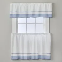 Saturday Knight Carrick Stripe 2-pc. Rod Pocket Window Tier