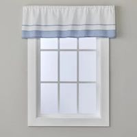 Saturday Knight Carrick Stripe Rod Pocket Tailored Valance