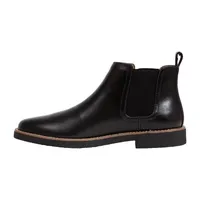 Deer Stags Mens Rockland Block Heel Chelsea Boots Wide Width