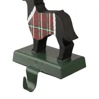 Glitzhome Daschund Christmas Stocking Holder - Set of 2