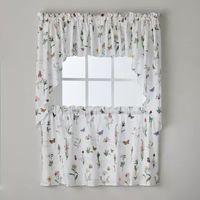 Saturday Knight Wildflower Script Rod Pocket Window Tier