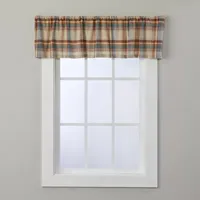 Saturday Knight Amber Plaid Rod Pocket Tailored Valance