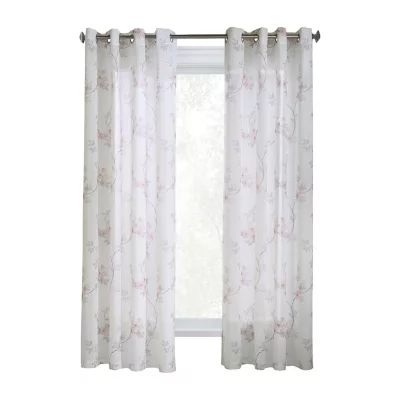 Blossom Light-Filtering Grommet Top Curtain Panel
