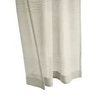 Lindsey Light-Filtering Rod Pocket Back Tab Single Curtain Panel