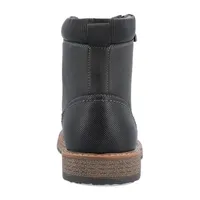 Vance Co Mens Metcalf Flat Heel Lace-Up Boots