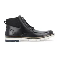Vance Co Mens Dalvin Flat Heel Lace-Up Boots