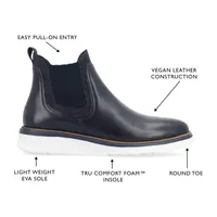 Vance Co Mens Hartwell Flat Heel Dress Boots
