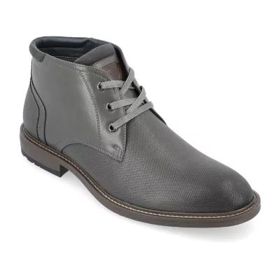 Vance Co Mens Vaughn Flat Heel Chukka Boots