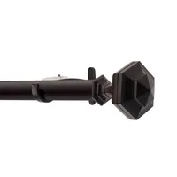 Deco Window Hexagon Roman 1 IN Curtain Rod