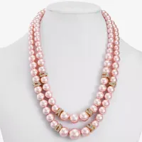 Monet Jewelry Simulated Pearl 20 Inch Strand Necklace