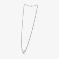 H-I / I1) Womens CT. T.W. Lab Grown Diamond 10K or 14K Gold Tennis Necklaces