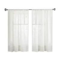 Vue Bayside 2-pc. Rod Pocket Window Tier