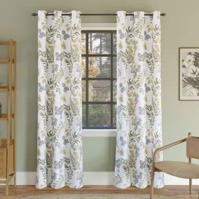 Sun Zero Remi Blackout Grommet Top Single Curtain Panel