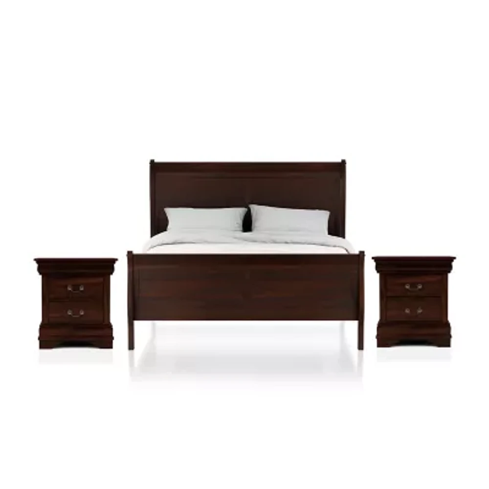 Lihte Piece Wooden Bedroom Set