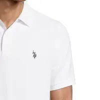 U.S. Polo Assn. Ultimate Pique Stretch Mens Classic Fit Short Sleeve Shirt