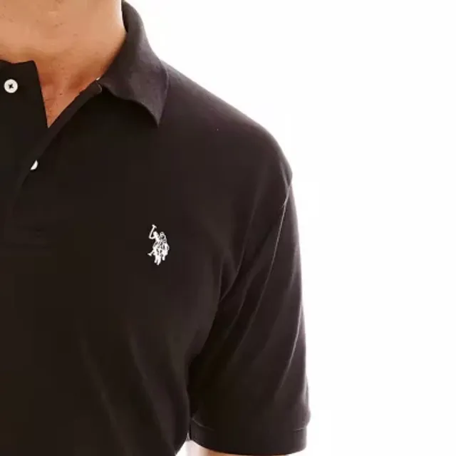 USPA . Polo Assn. Interlock Mens Classic Fit Short Sleeve Shirt | Plaza  Las Americas