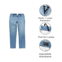 mutual weave Mens Easy-on + Easy-off Adaptive Stretch Fabric Straight Leg Jean