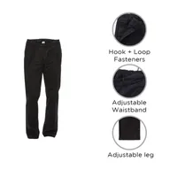 St. John's Bay Seated Adjustable Leg Mens Features Easy-on + Easy-off Adaptive Regular Fit Flat Front Pant