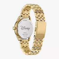 Citizen Mickey and Friends Mickey Mouse Womens Gold Tone Stainless Steel Bracelet Watch Fe7093-57w