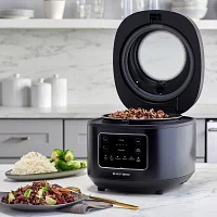 West Bend 12 Cup Multi-Function Rice Cooker, in Black