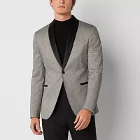 J. Ferrar Mens Stretch Fabric Slim Fit Tuxedo Jacket