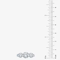 Floating Diamonds (F / Vs2) Womens CT. T.W. Lab Grown White Diamond 14K Gold 3-Stone Engagement Ring
