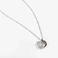 Disney Jewels Collection Womens Diamond Accent Natural Diamond Sterling Silver Pendant Necklaces