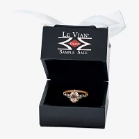 Le Vian® Ring featuring 1/2 cts. Peach Morganite™, 1/7 cts. Chocolate Diamonds® , Nude Diamonds™  set in 14K Strawberry Gold®